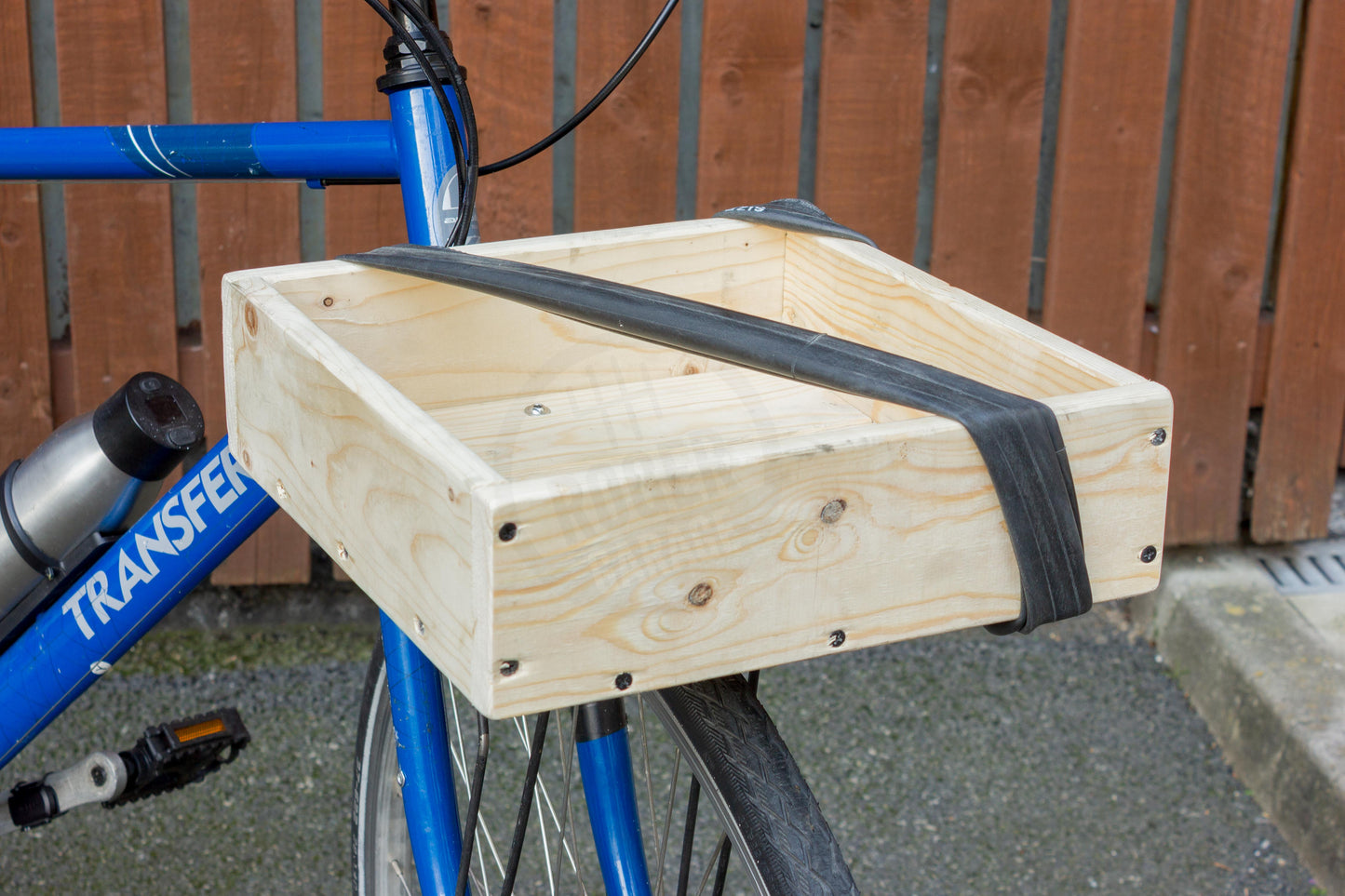 front crate electric bike with front basket