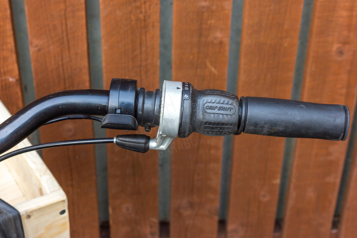 sram shifter electric bike with front basket