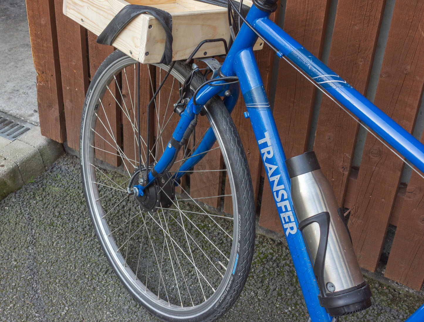 electric bike with front basket