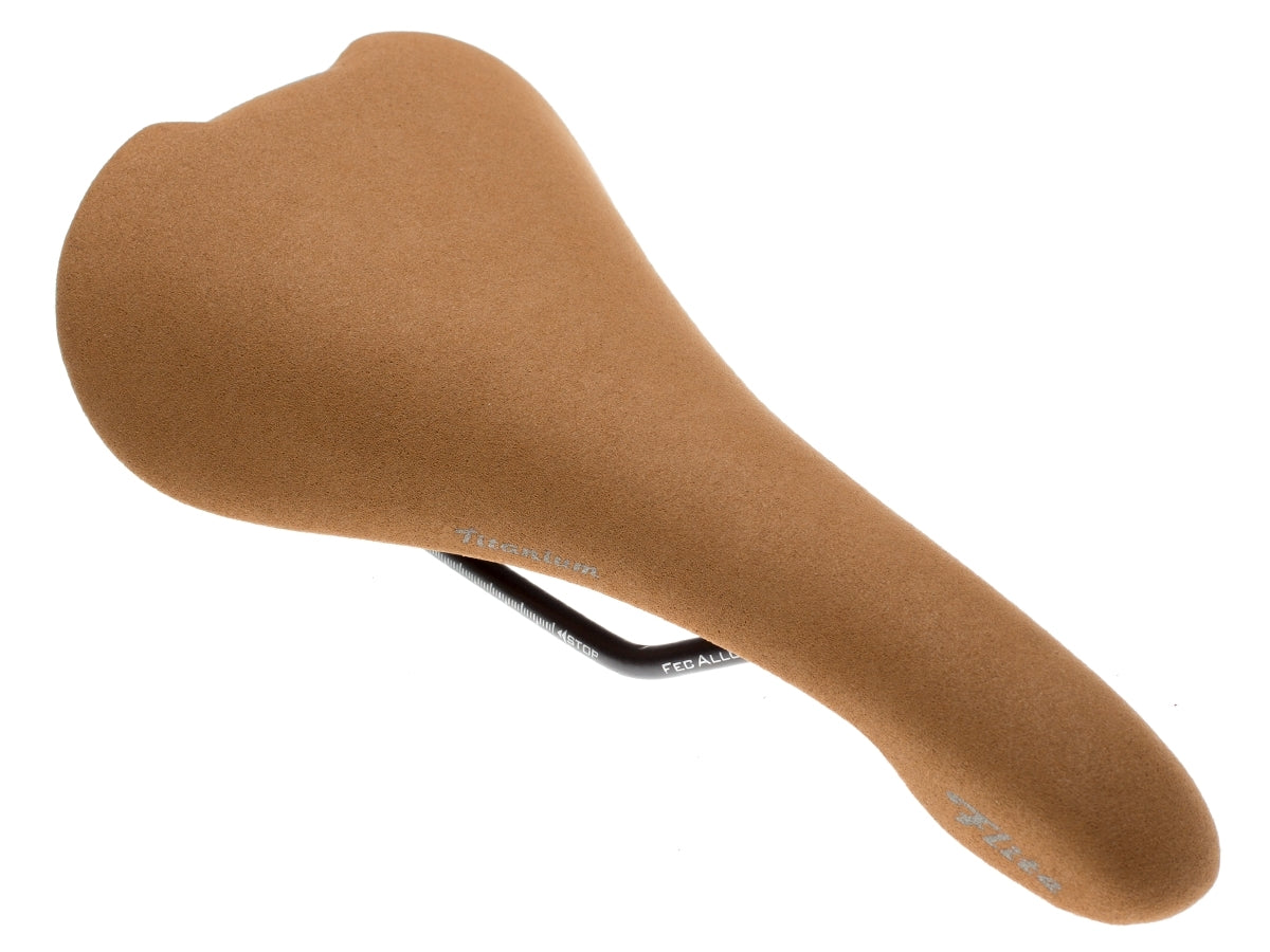 SELLE ITALIA FLITE TITANIUM 1990 SADDLE NUBUCK BROWN