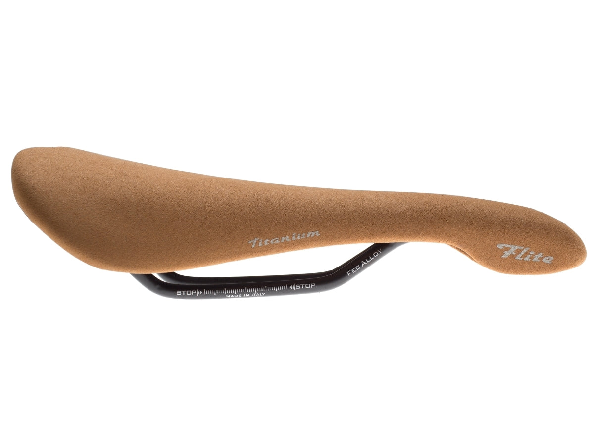 SELLE ITALIA FLITE TITANIUM 1990 SADDLE NUBUCK BROWN