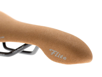 SELLE ITALIA FLITE TITANIUM 1990 SADDLE NUBUCK BROWN