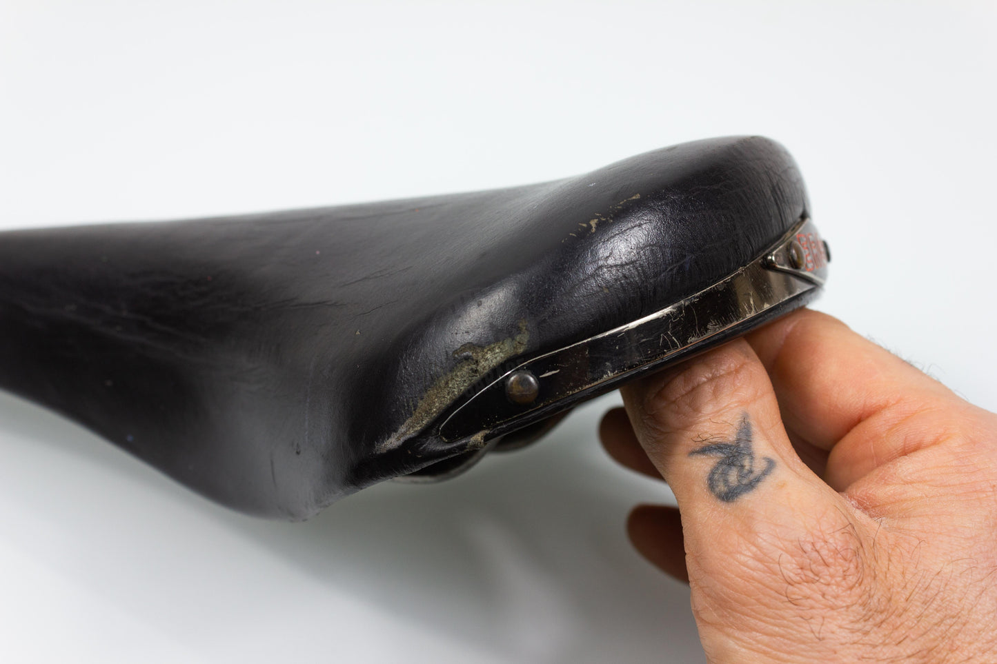 SELLE SAN MARCO ERGO VINTAGE LEATHER BLACK RARE