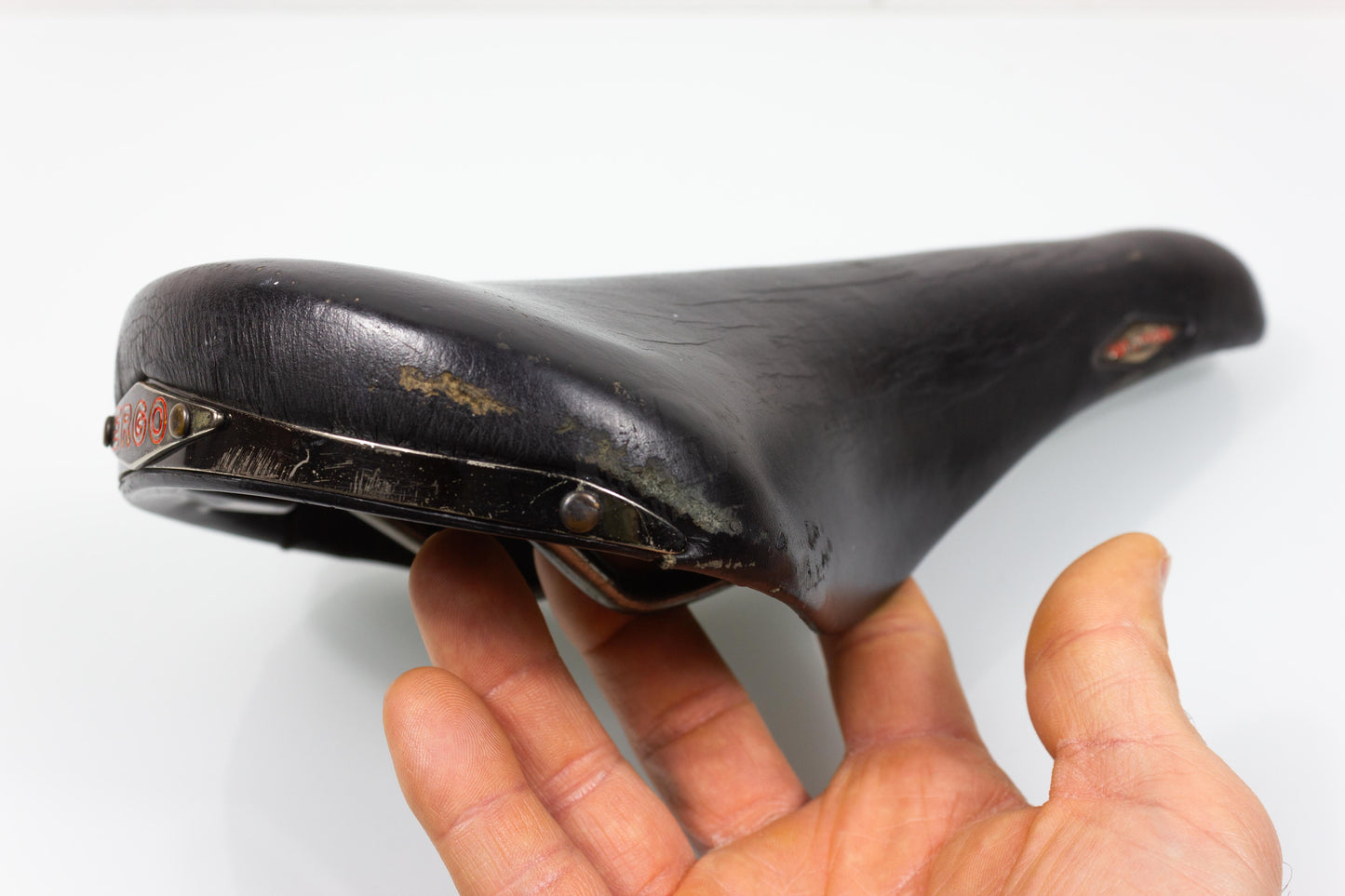 SELLE SAN MARCO ERGO VINTAGE LEATHER BLACK RARE