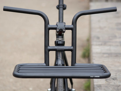 BLB FLAT RAT HANDLEBAR RACK - MATT BLACK-BASKET-Roger Garage Custom Bikes