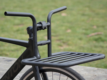 BLB FLAT RAT HANDLEBAR RACK - MATT BLACK-BASKET-Roger Garage Custom Bikes